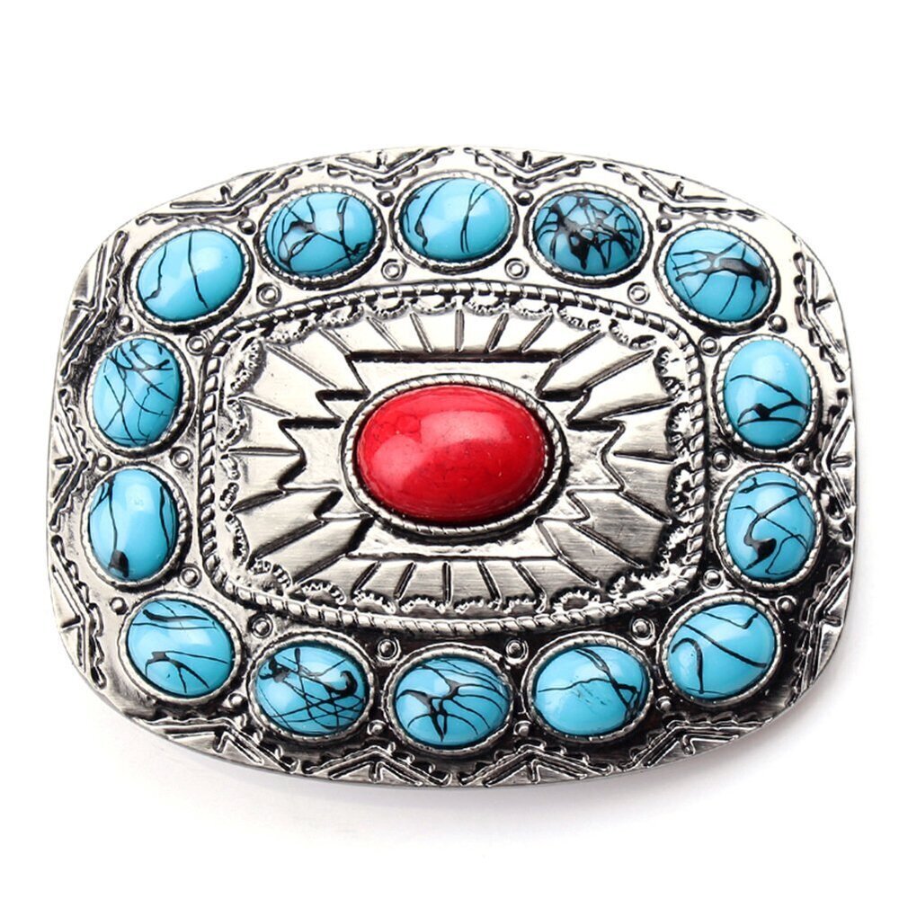 8730 Western belt buckles Mothers day gift,handmade turquoise belt buckle